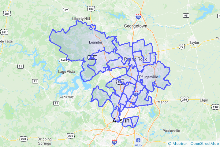 Service Area Map