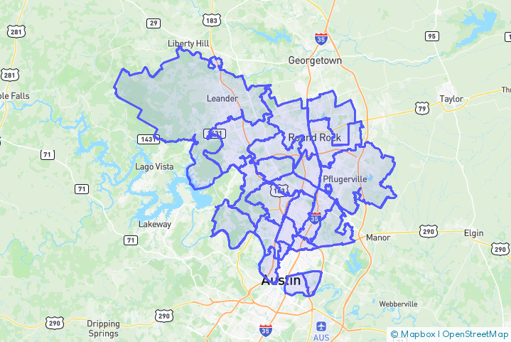 Service Area Map