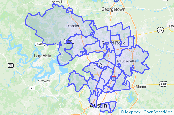 Service Area Map