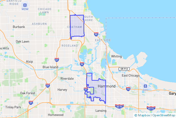 Service Area Map