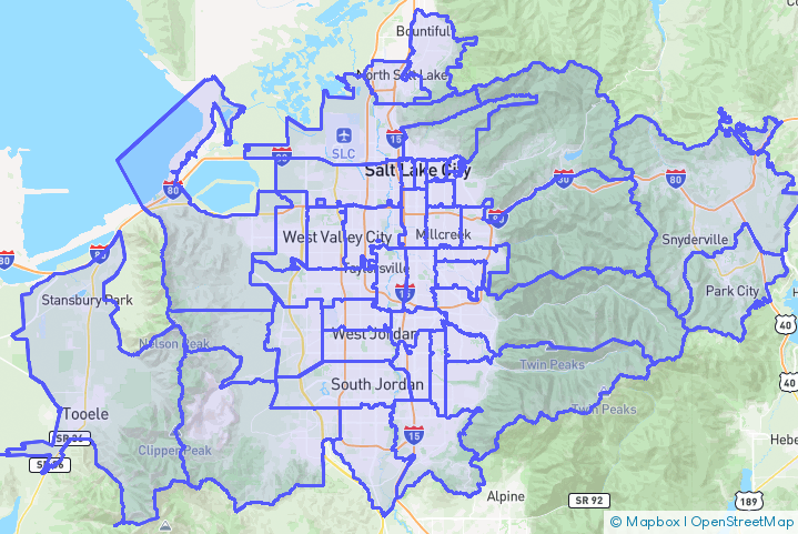 Service Area Map
