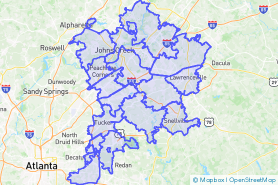 Service Area Map