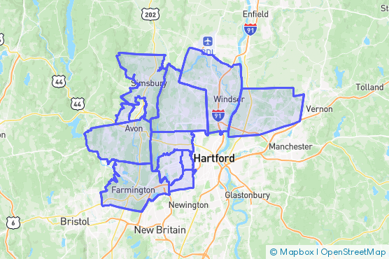 Service Area Map