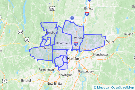 Service Area Map