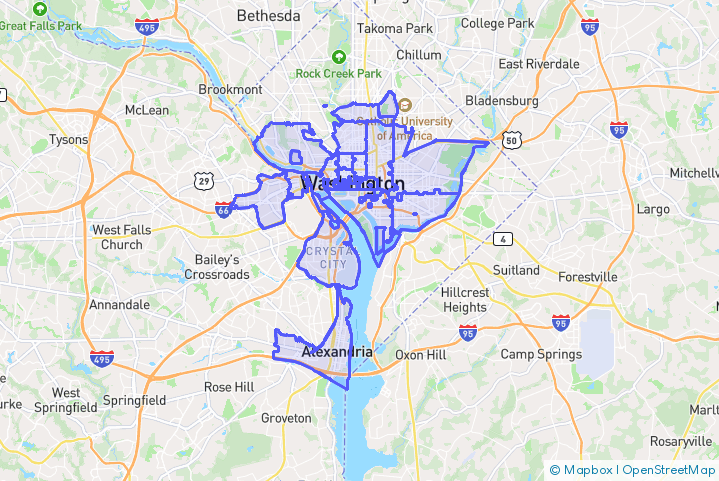 Service Area Map