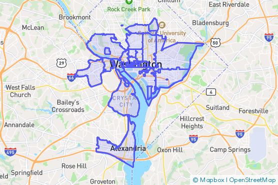 Service Area Map