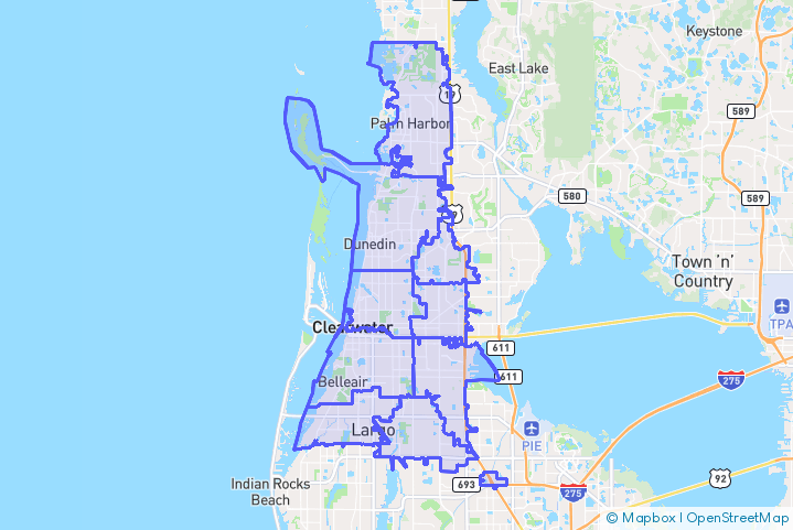 Service Area Map