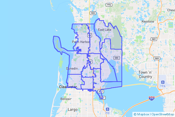 Service Area Map