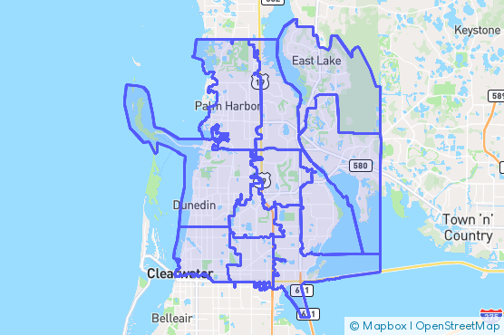 Service Area Map