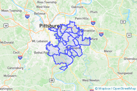 Service Area Map