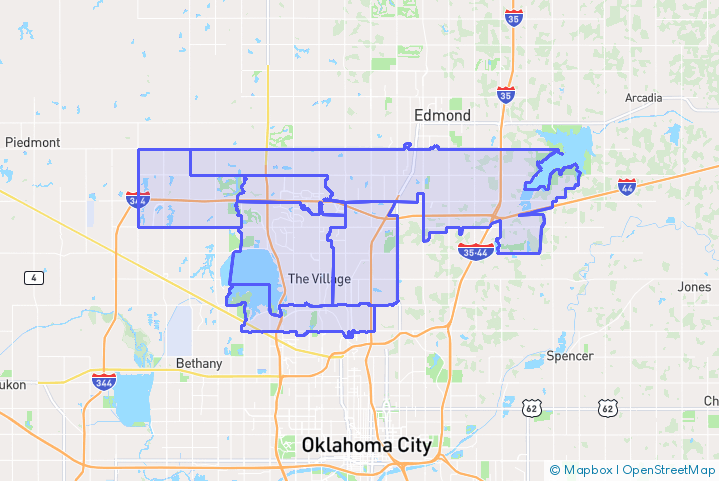 Service Area Map