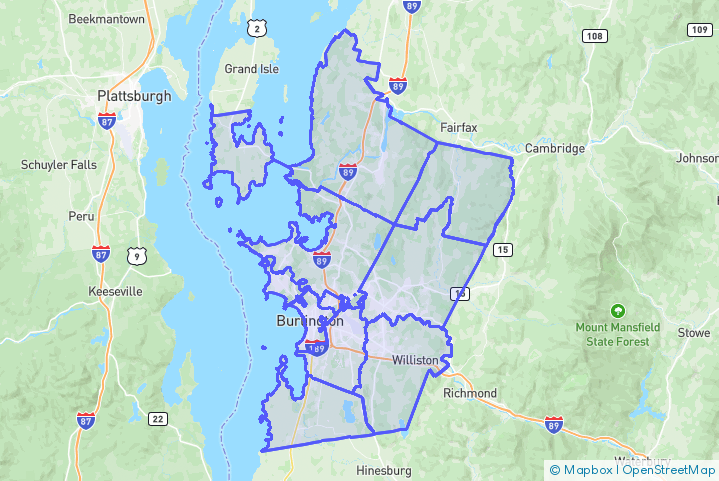 Service Area Map