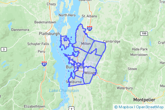 Service Area Map