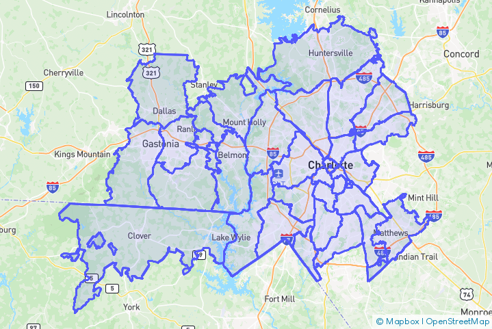 Service Area Map