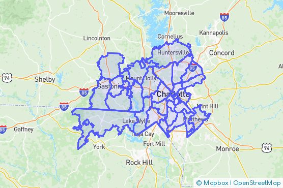 Service Area Map