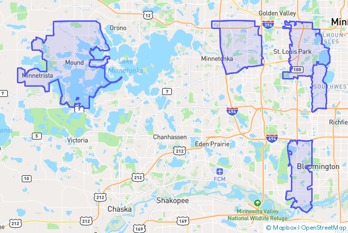 Service Area Map