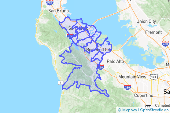 Service Area Map