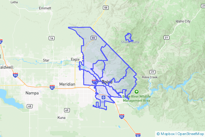 Service Area Map