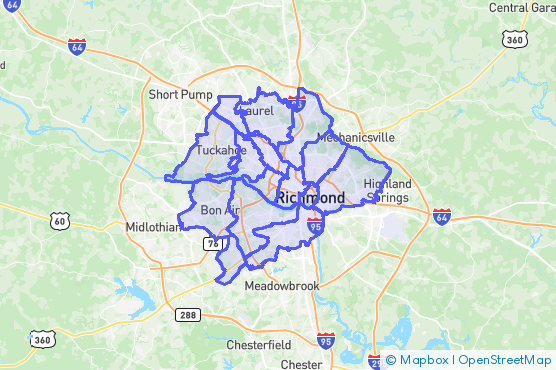 Service Area Map