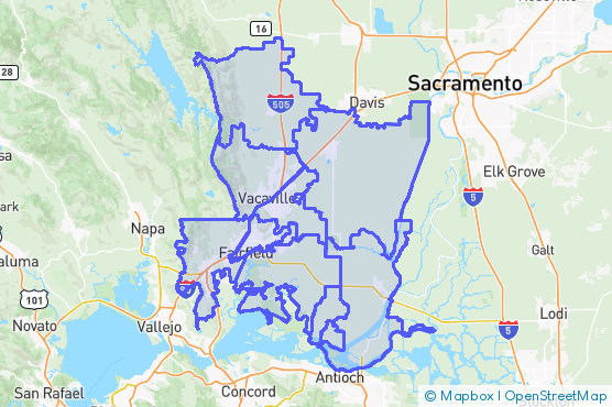 Service Area Map