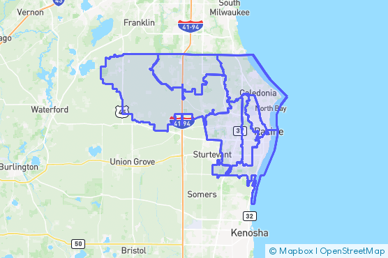 Service Area Map