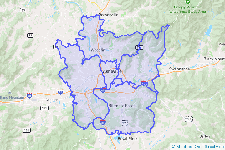 Service Area Map