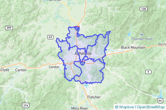 Service Area Map