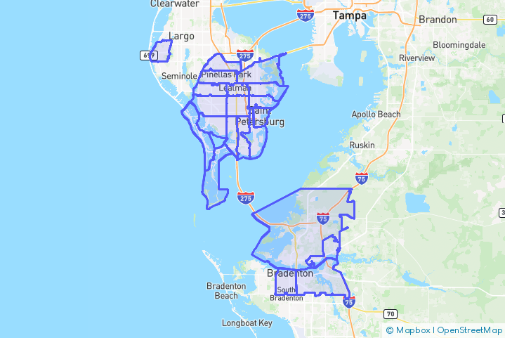 Service Area Map
