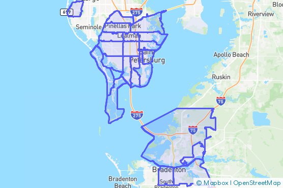 Service Area Map