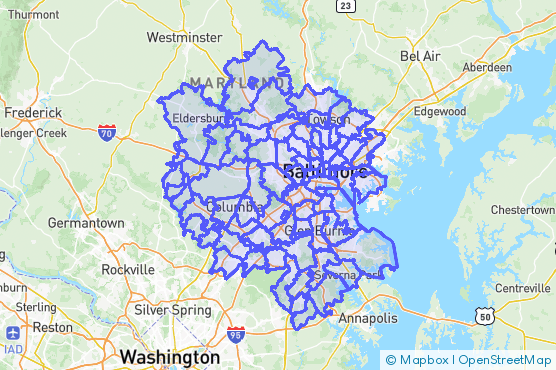 Service Area Map