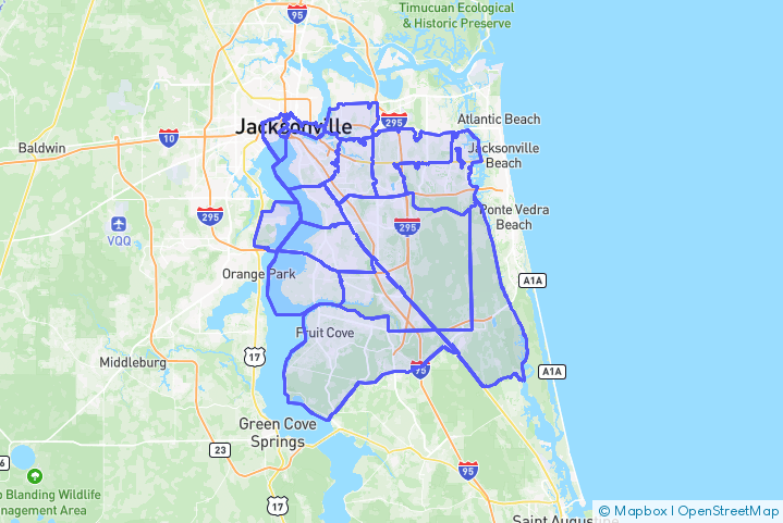 Service Area Map