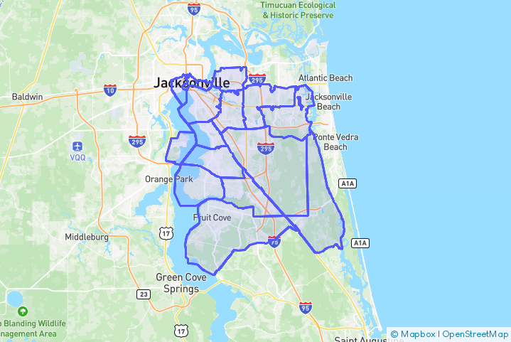 Service Area Map