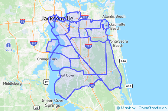 Service Area Map