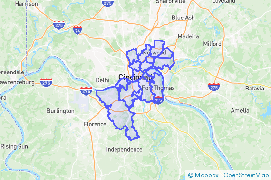 Service Area Map