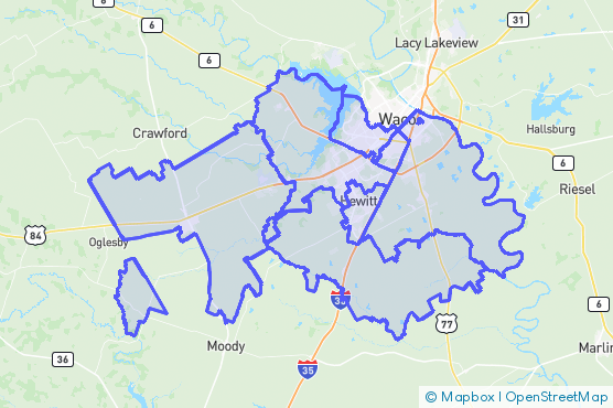 Service Area Map