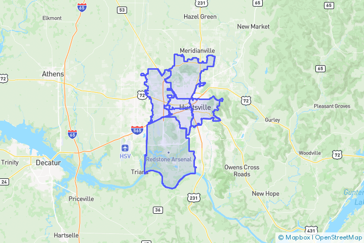 Service Area Map