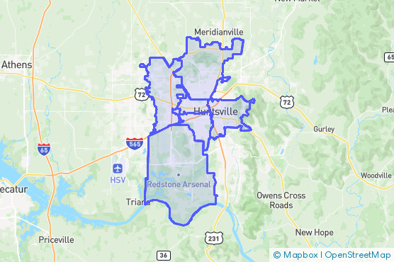 Service Area Map