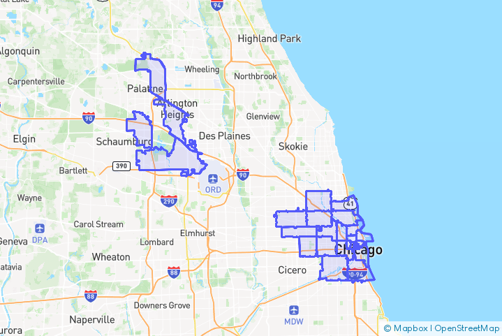 Service Area Map
