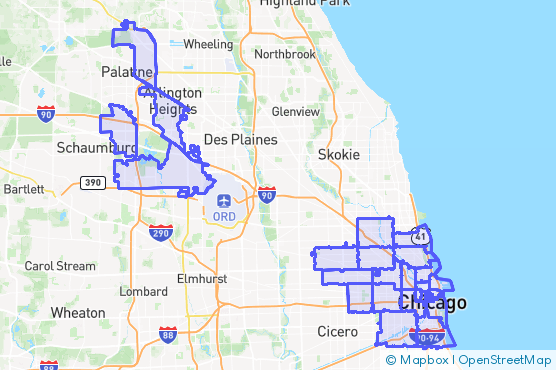 Service Area Map