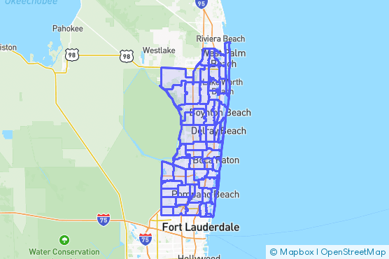 Service Area Map