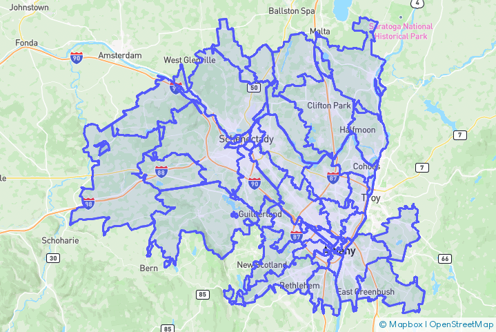 Service Area Map