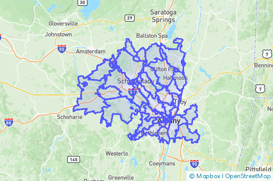 Service Area Map