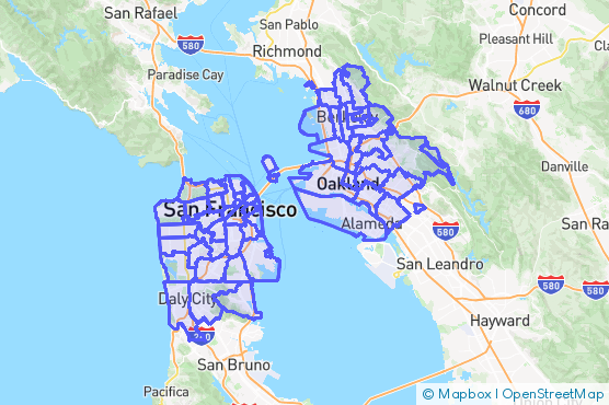 Service Area Map