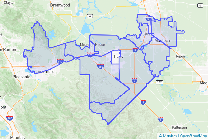 Service Area Map