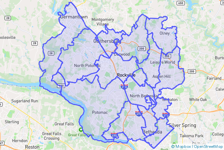 Service Area Map