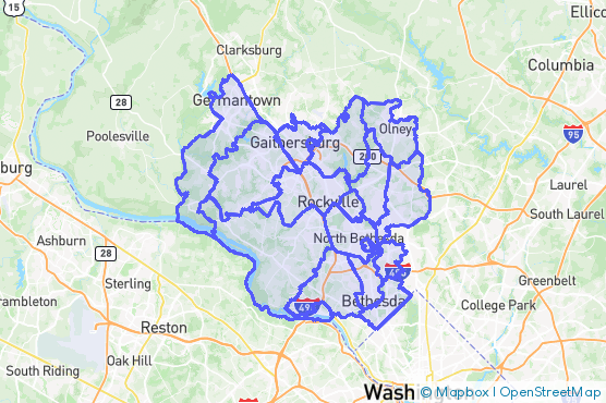 Service Area Map