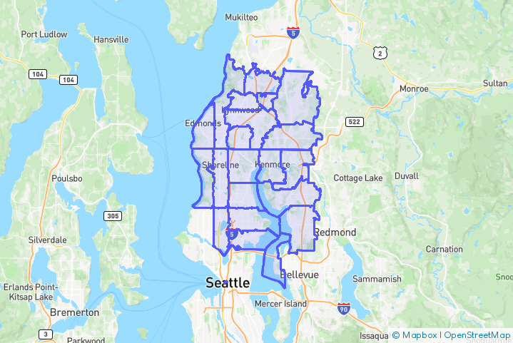 Service Area Map