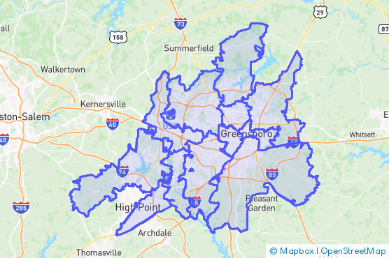 Service Area Map
