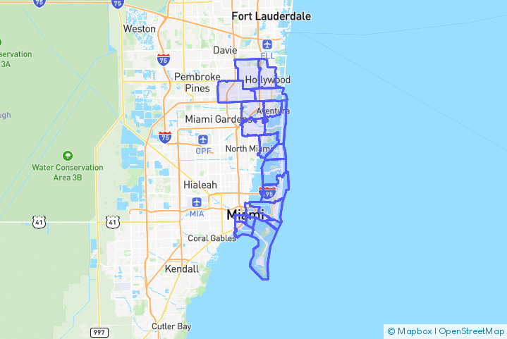 Service Area Map