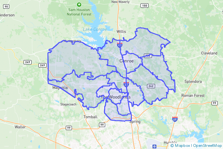 Service Area Map